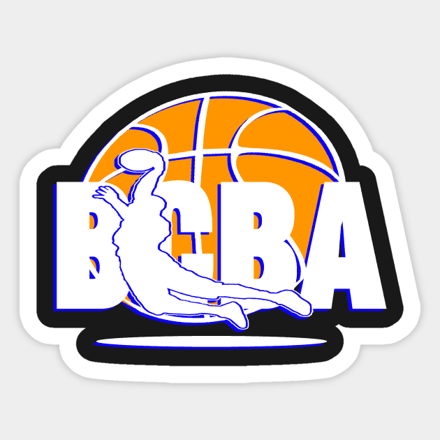 BCBA LOGO WITH BBALL Sticker by BANKSCOLLAGE